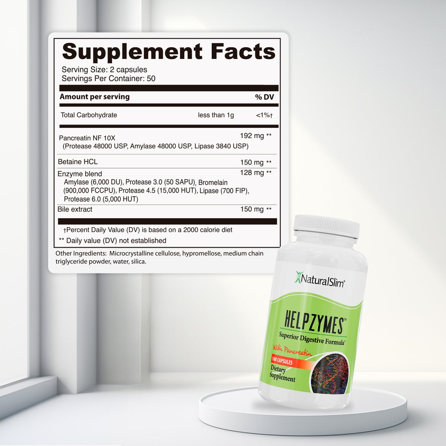 Helpzymes® | Enzimas Digestivas - NaturalSlim USA