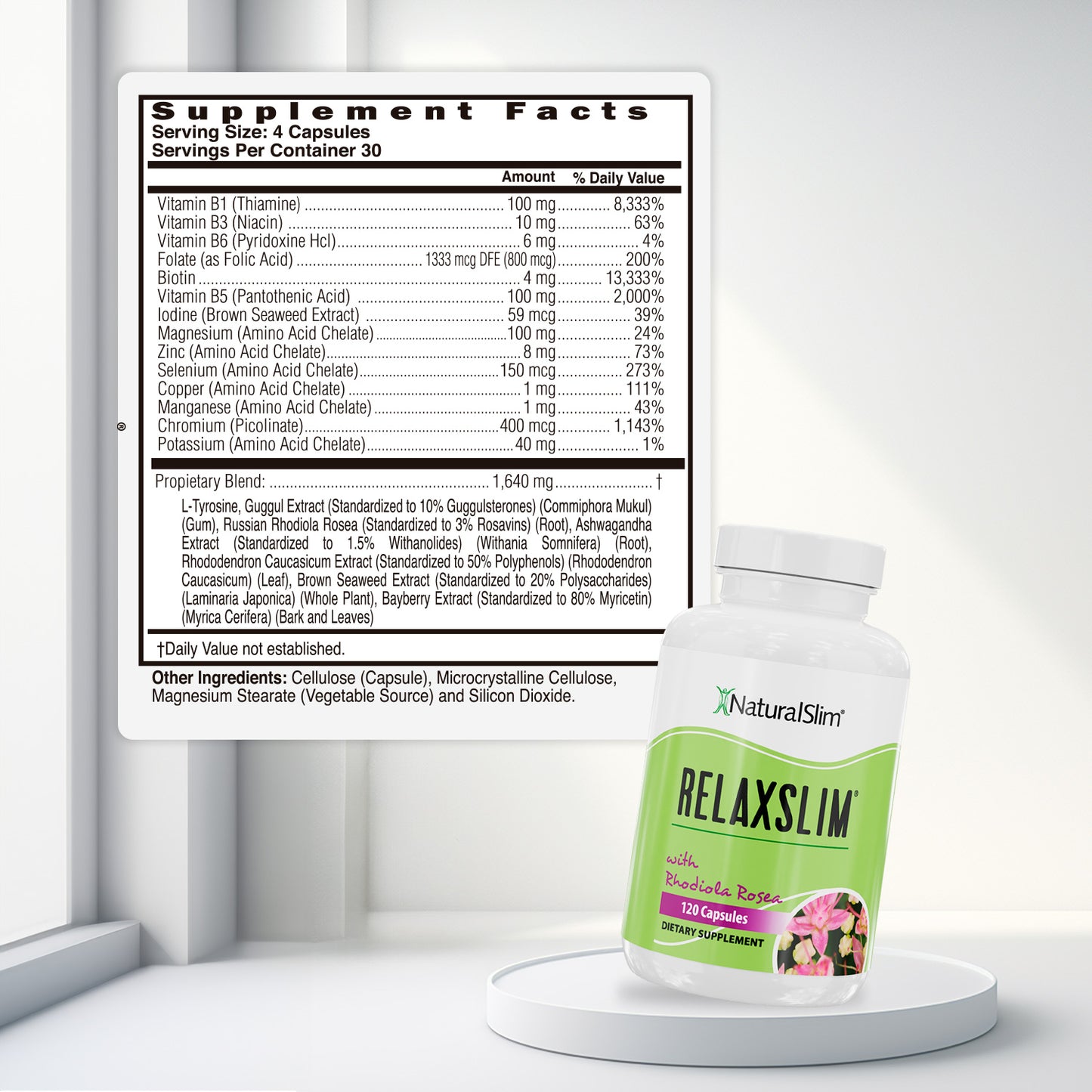 RelaxSlim® | Adaptógenos y Rhodiola Rosea - NaturalSlim USA