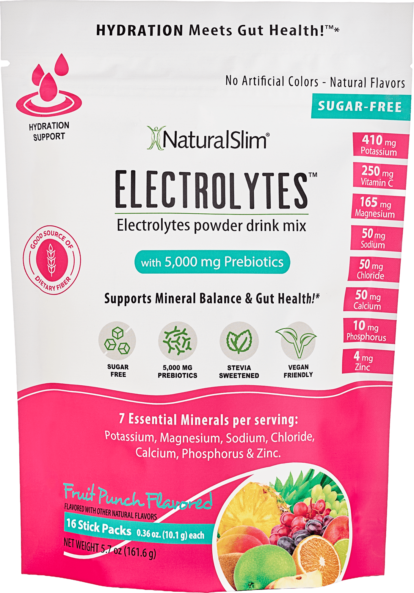 NaturalSlim Electrolytes™ Fruit Punch - NaturalSlim USA