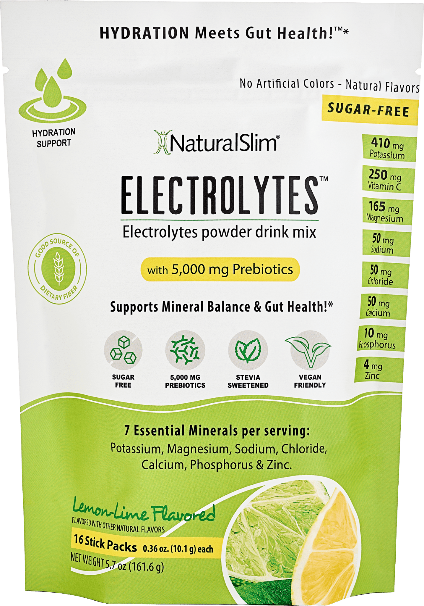 NaturalSlim Electrolytes™ Lemon - Lime - NaturalSlim USA