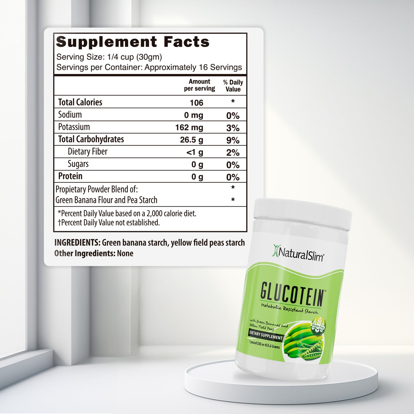 Glucotein® | Prebiótico | Harina - NaturalSlim USA