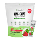 MagicMag® Stick Packs | Viaje - Travel | Fresa - Limón | Suplemento Citrato de Magnesio | Apoyo Relajante y Calmante* - NaturalSlim USA