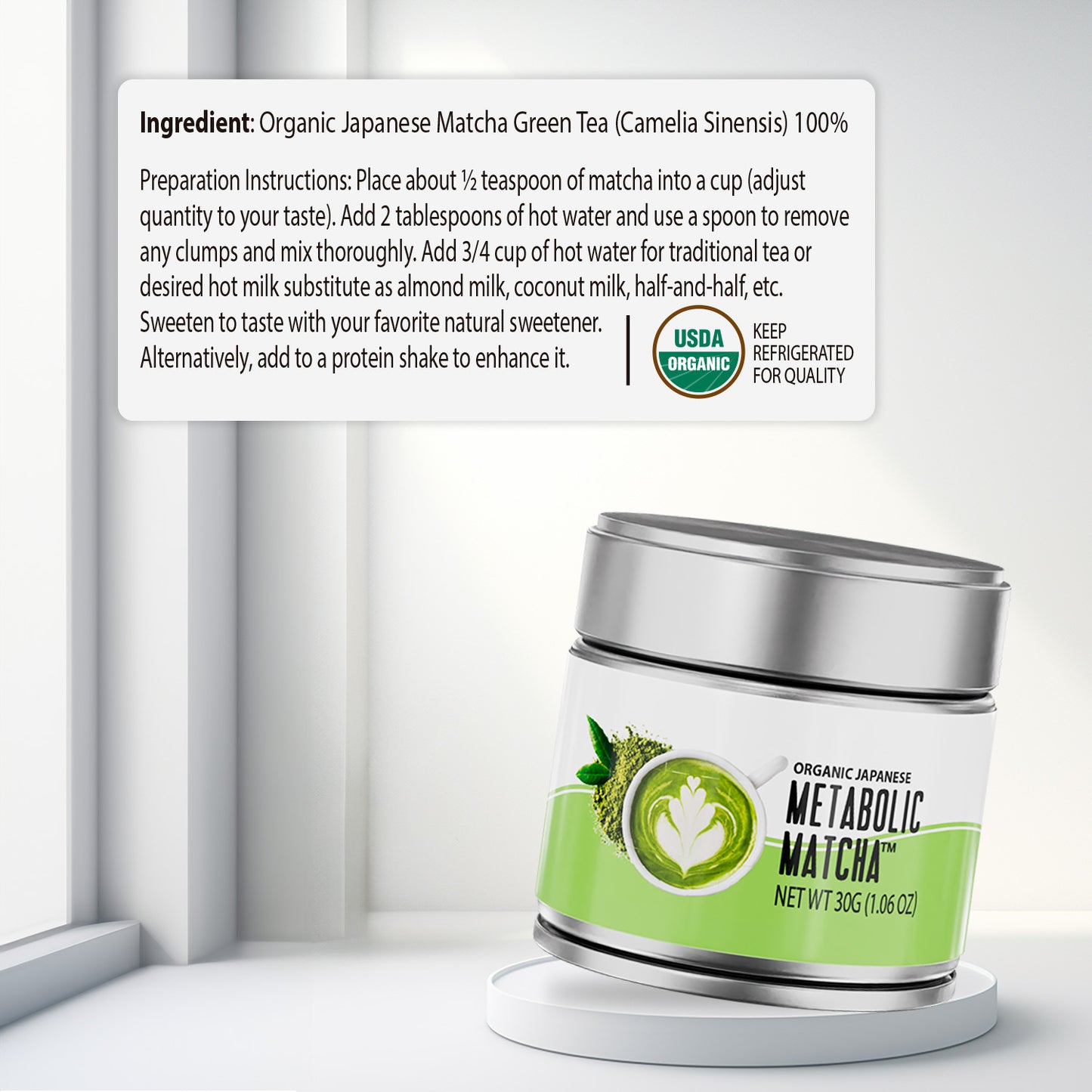 Metabolic Matcha® Tea | Té Matcha Orgánico - NaturalSlim USA