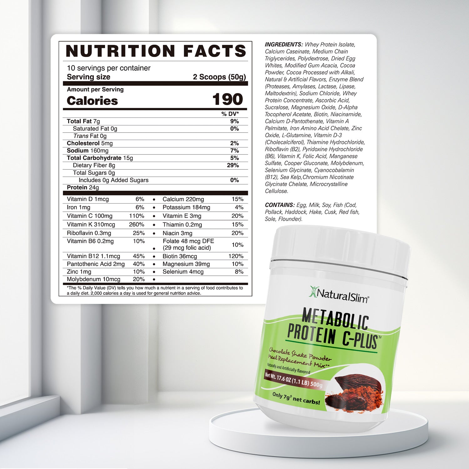 3 Metabolic Protein C - Plus™  | Envío GRATIS - NaturalSlim USA
