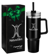 NaturalSlim®️ Tumbler (Limited Edition) | Vaso térmico de acero inoxidable | 40 oz - NaturalSlim USA