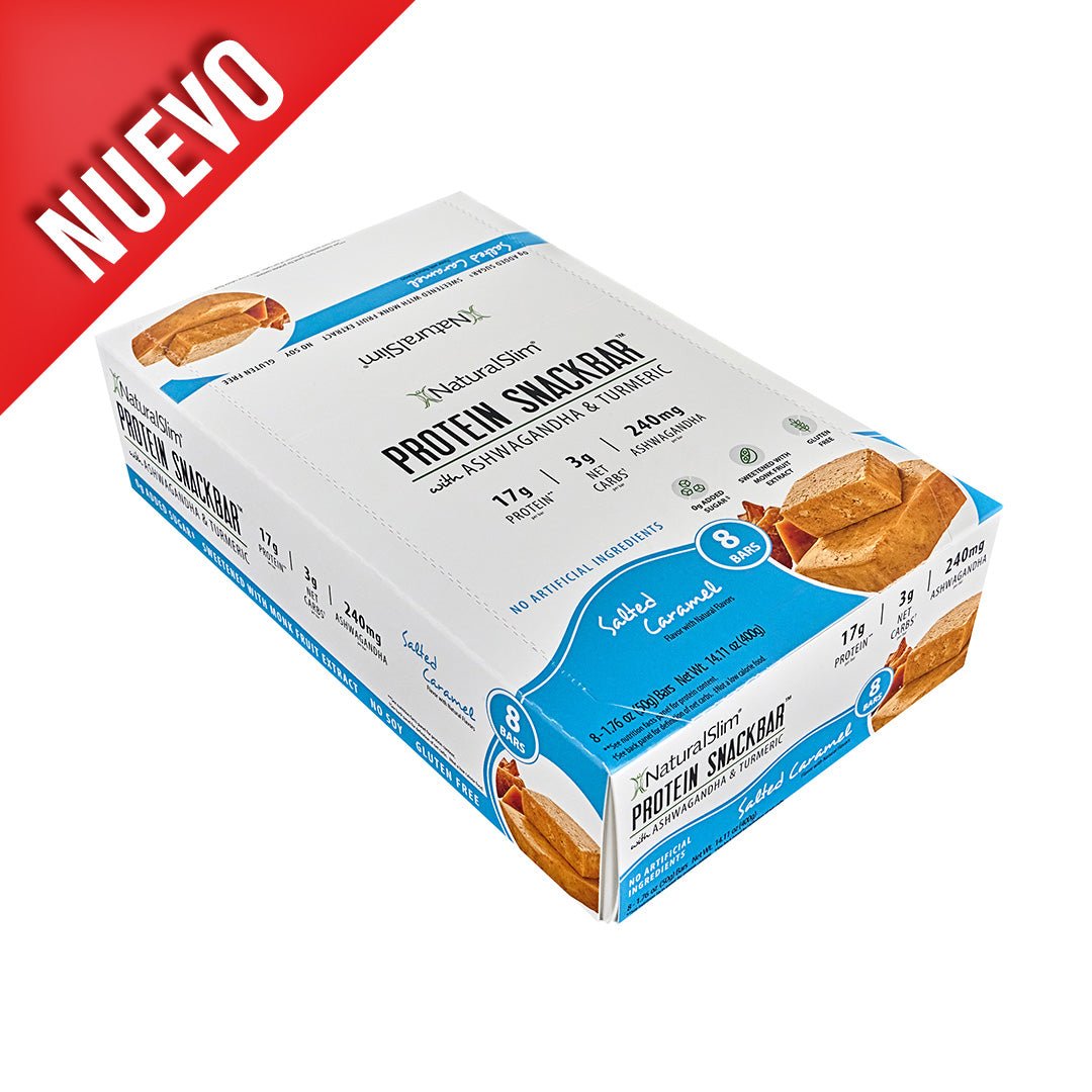 NaturalSlim® Protein Snackbar™ Salted Caramel | Barras de proteína - NaturalSlim USA