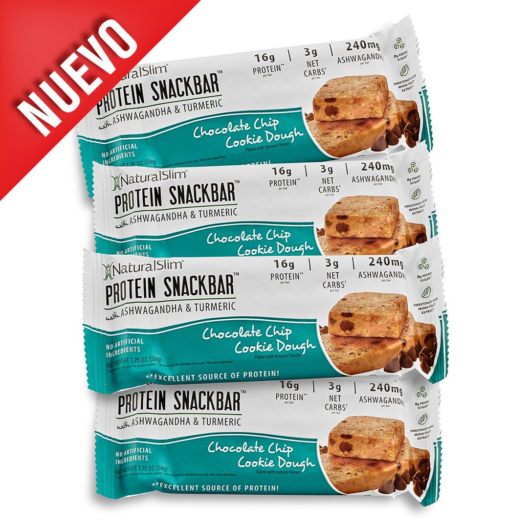 NaturalSlim® Protein Snackbar™ Chocolate Chip Cookie Dough | Barras de proteína - NaturalSlim USA