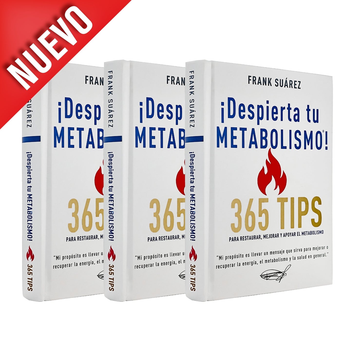 Pack Especial: 3 Libros de ¡Despierta tu Metabolismo! 365 Tips para Restaurar, Mejorar y Apoyar tu Metabolismo - El Regalo Perfecto para tu Bienestar - NaturalSlim USA