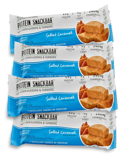 NaturalSlim® Protein Snackbar™ Salted Caramel | Barras de proteína - NaturalSlim USA